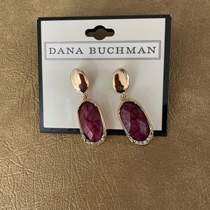 Purple and gold earrings- costume , drop earrings